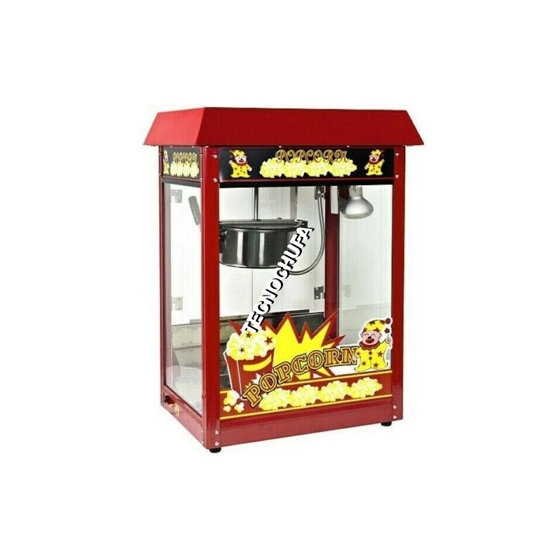 POPCORN MACHINE TECNOPOP 8 OZ-T RED